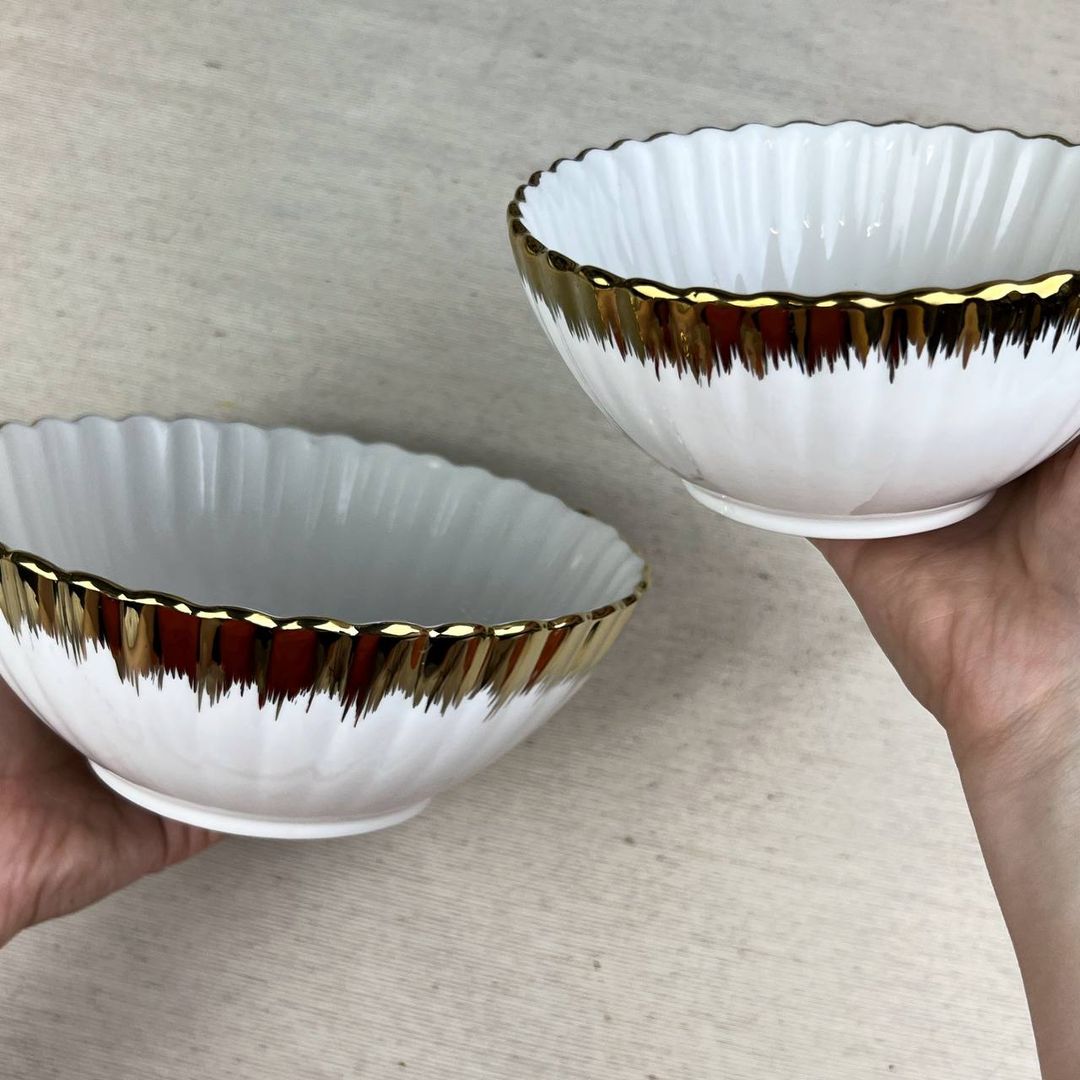 Set Tazones en cerámica.