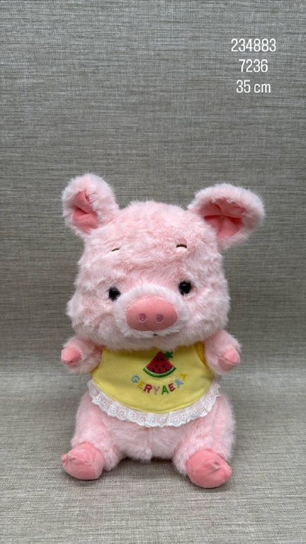 CERDITO CON BABERO 35 CM