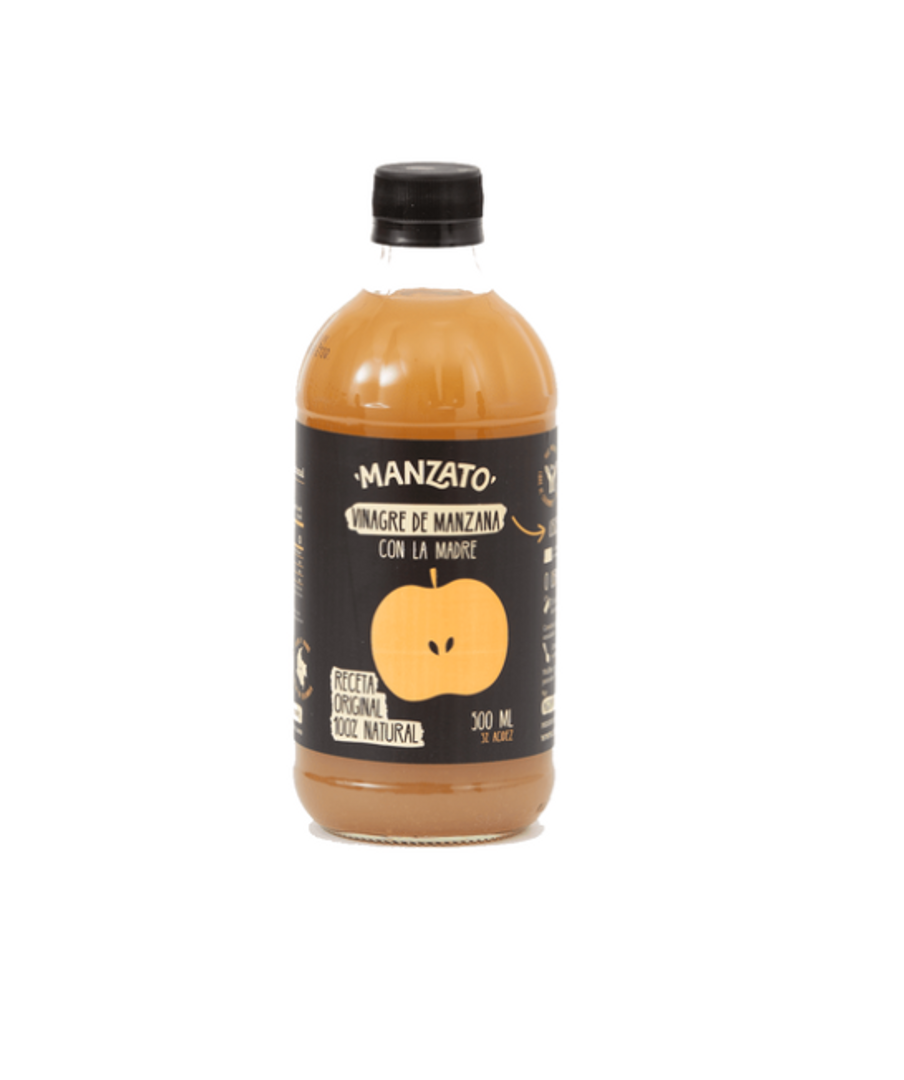 VINAGRE DE MANZANA MANZATO X 500ML