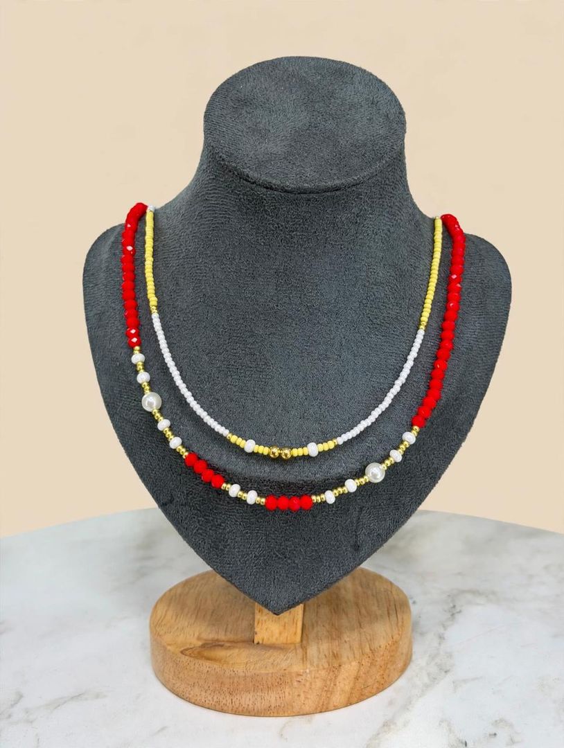 Collar Tejido Mostacilla 