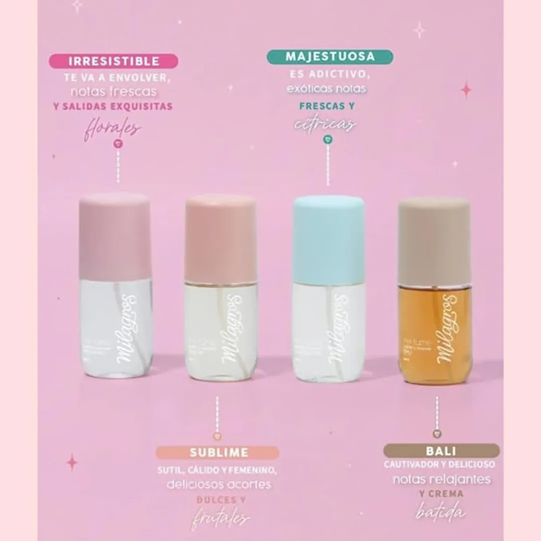 PERFUMES CAPILARES MILAGROS 