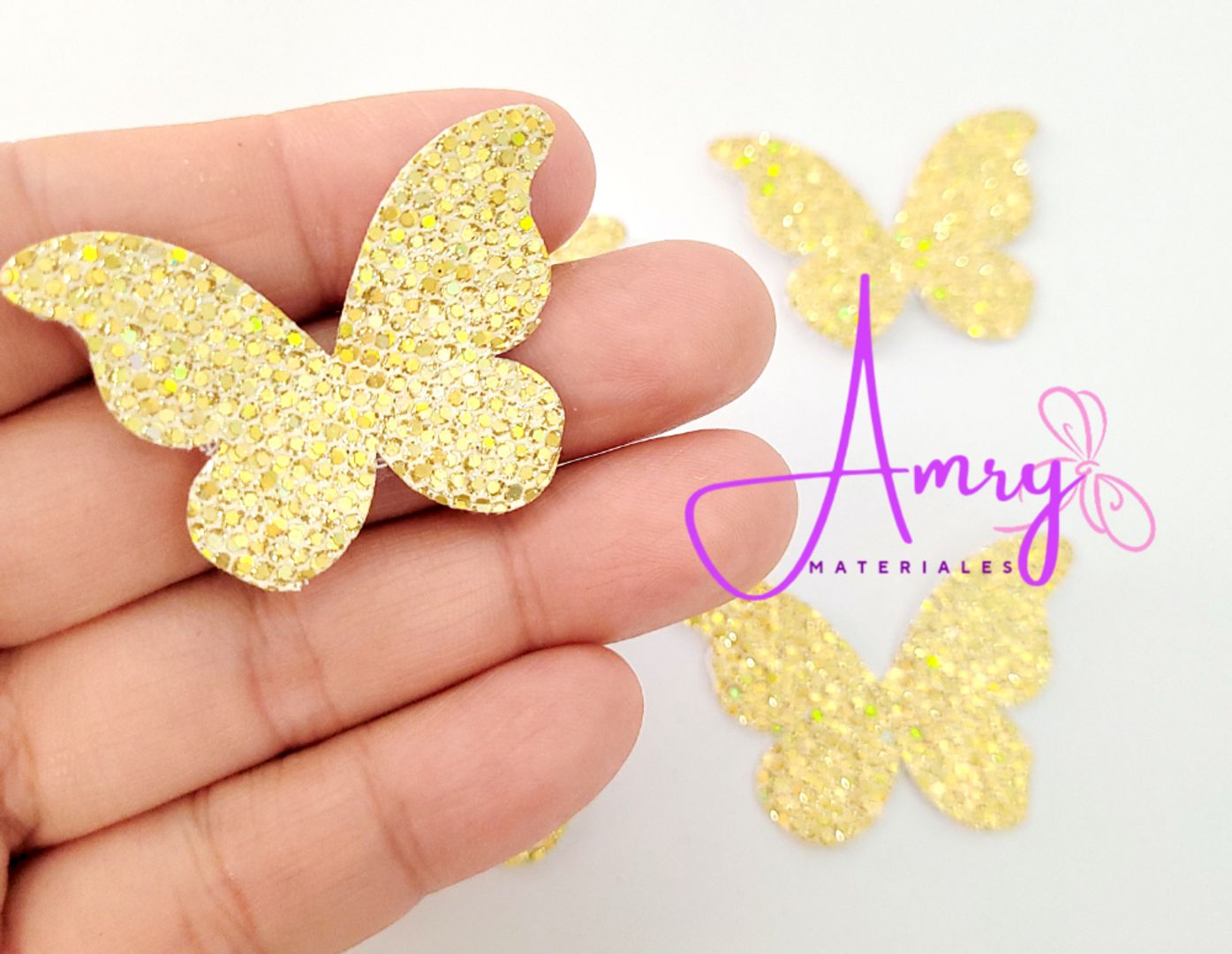 Unico 10 Mariposas Dorada lija 