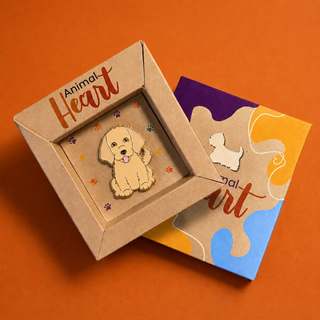 PIN GOLDEN RETRIVER