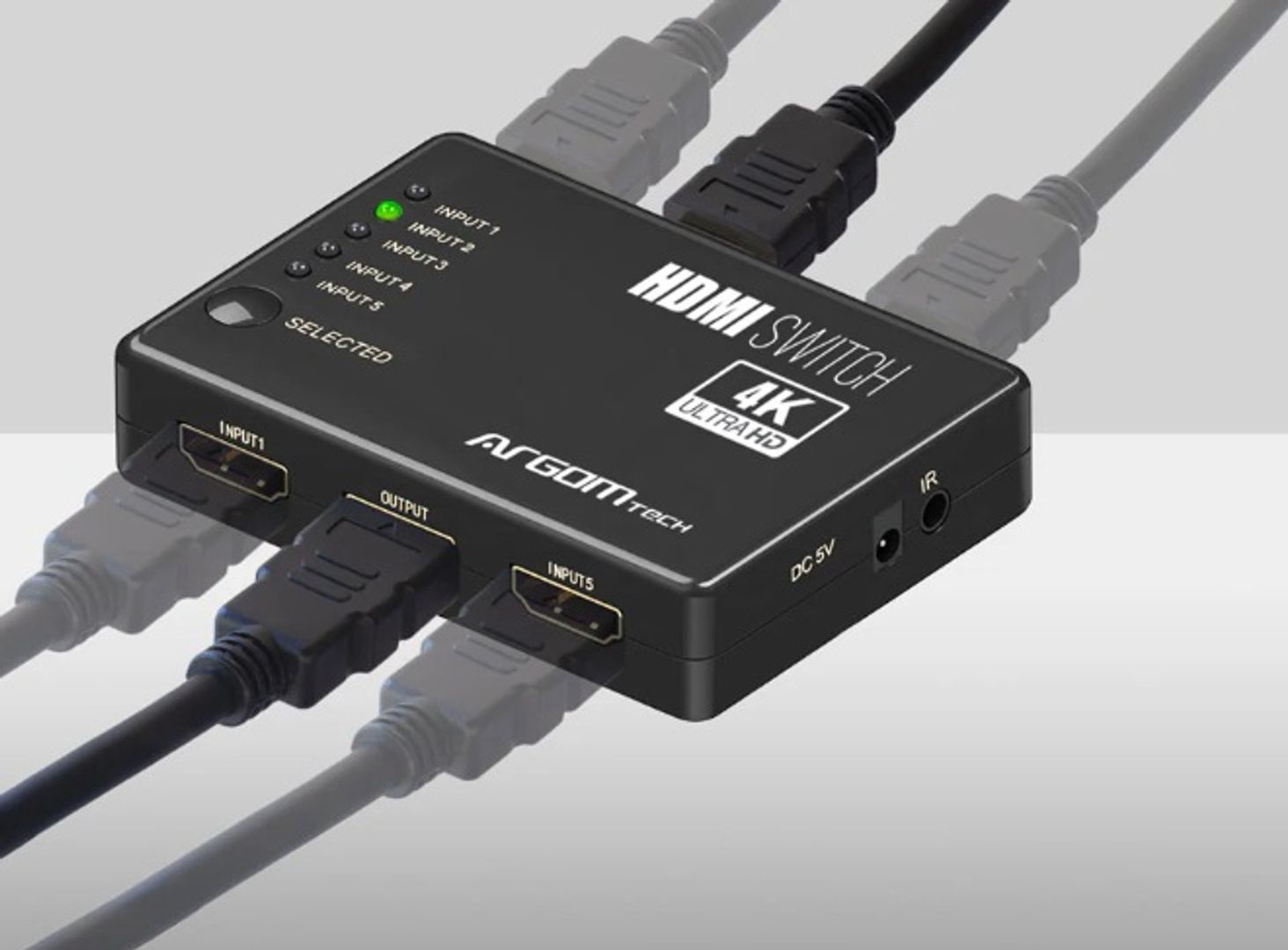 Switch HDMI 5 puertos