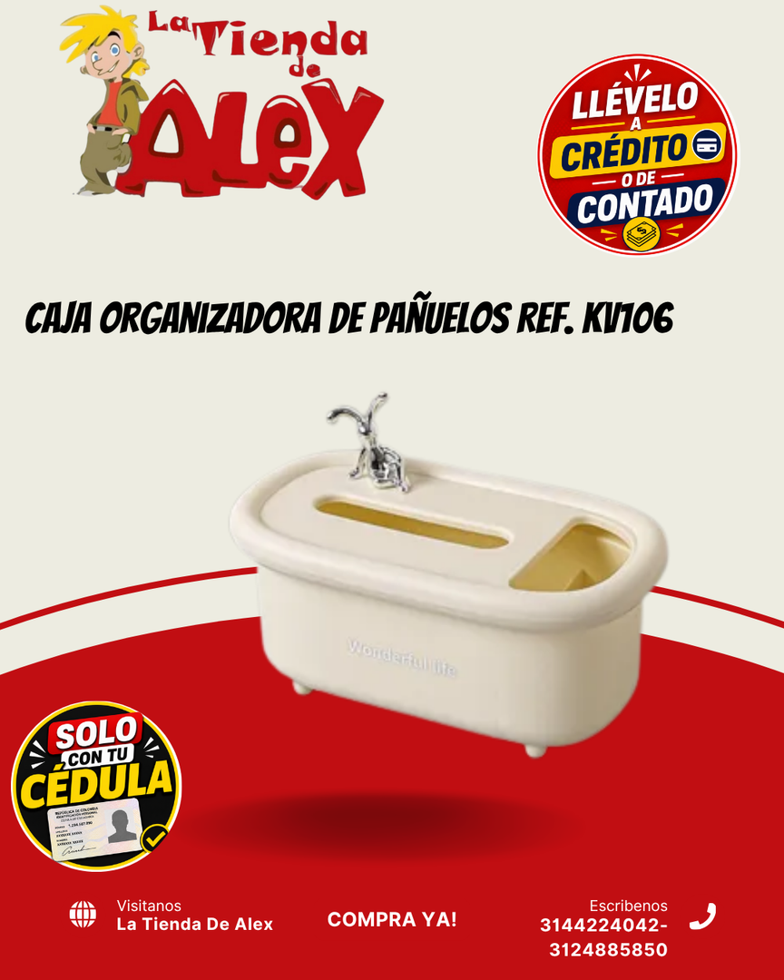 Caja Organizadora de Pañuelos Ref. KV106