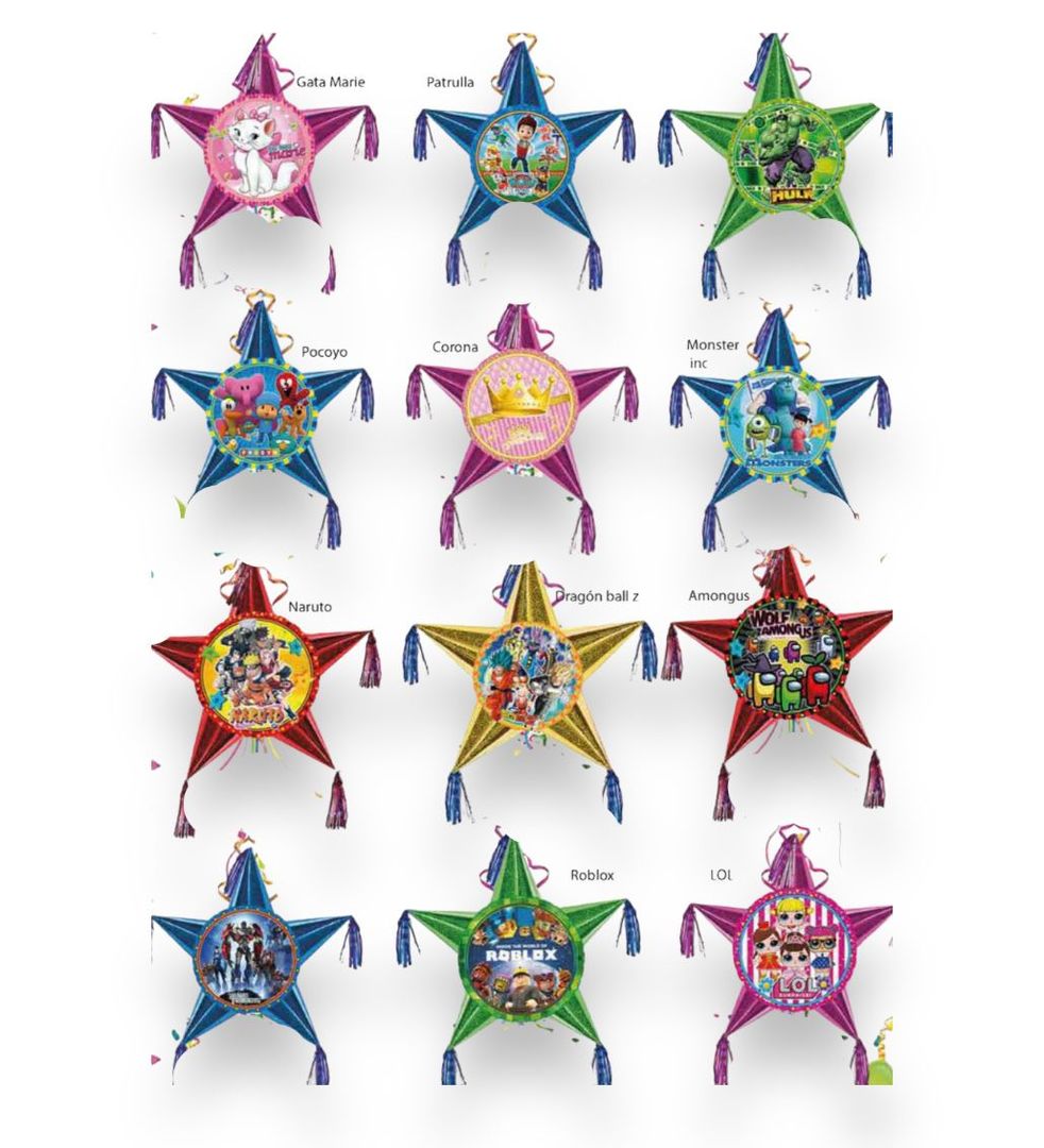 PIÑATA EN ESTRELLA 