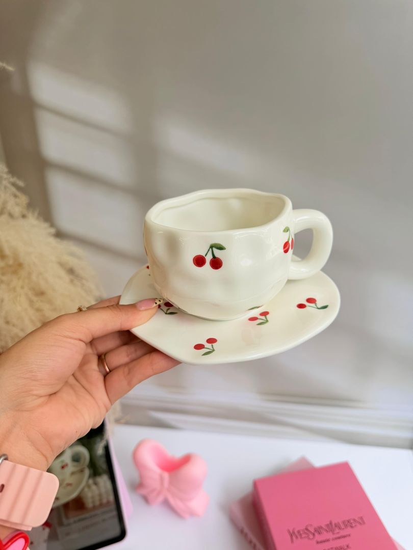 MUG + PLATO CHERRY
