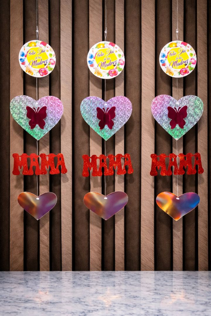 MÓVIL FELIZ DÍA MAMÁ X3 