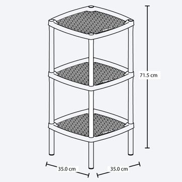 MESA CUADRADA MULTIUSOS 3 NIVELES  - imagen 5