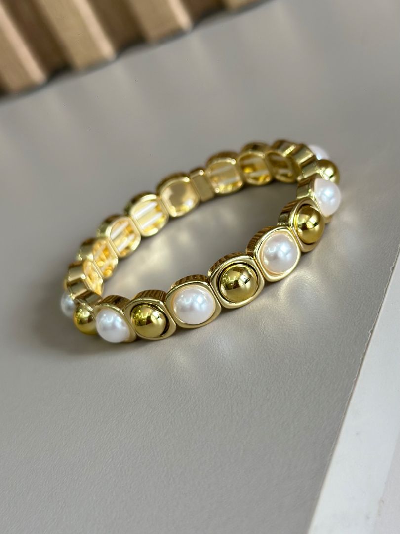 Pulsera perlas combinada 