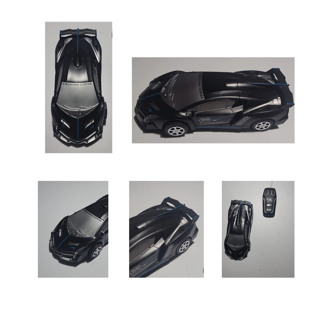 Carro Deportivo Control Remoto Negro