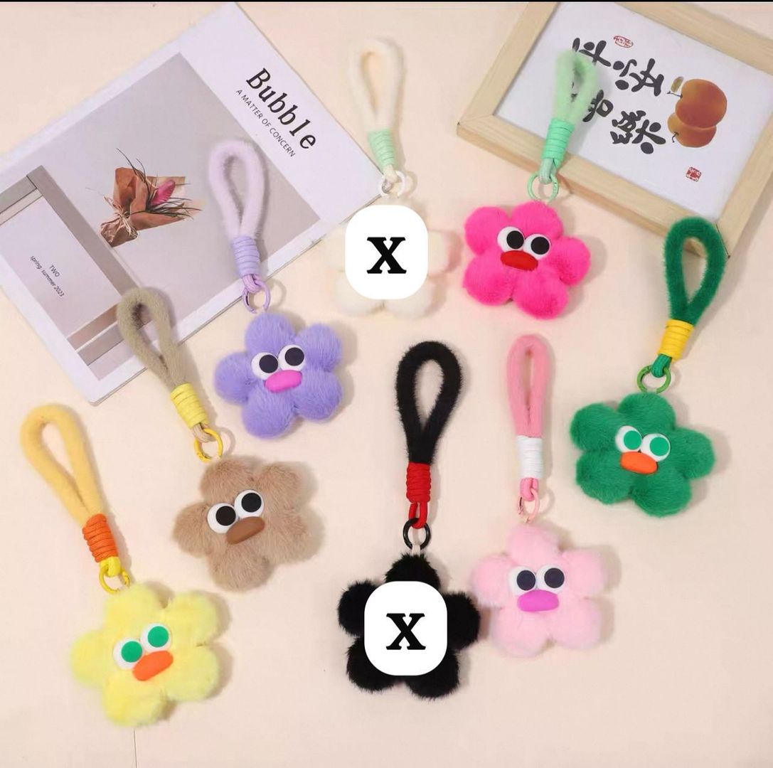 LLAVERO HUELLAS CARA FLOR