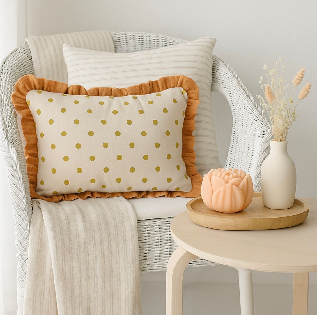 Almohadón Orange Dots 