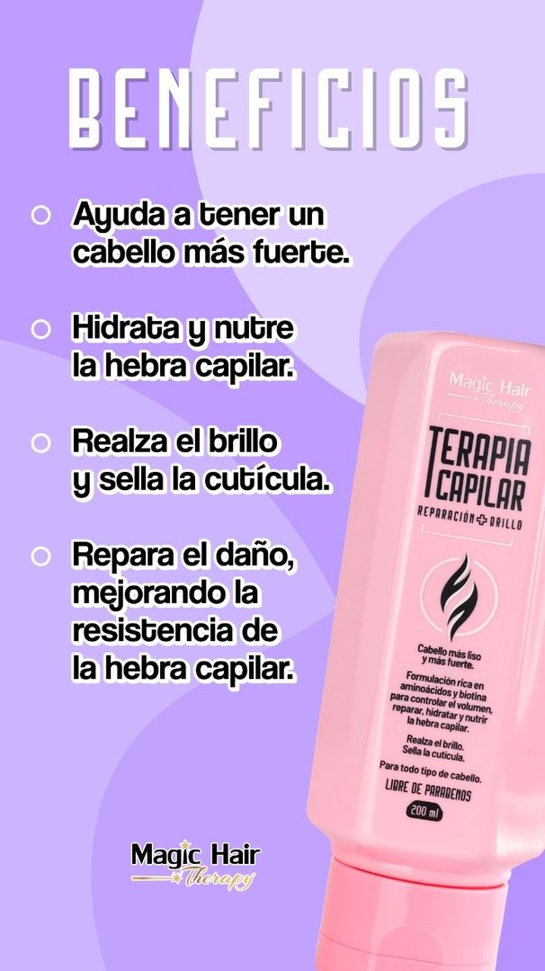 TERAPIA CAPILAR  REPARACION + BRILLO