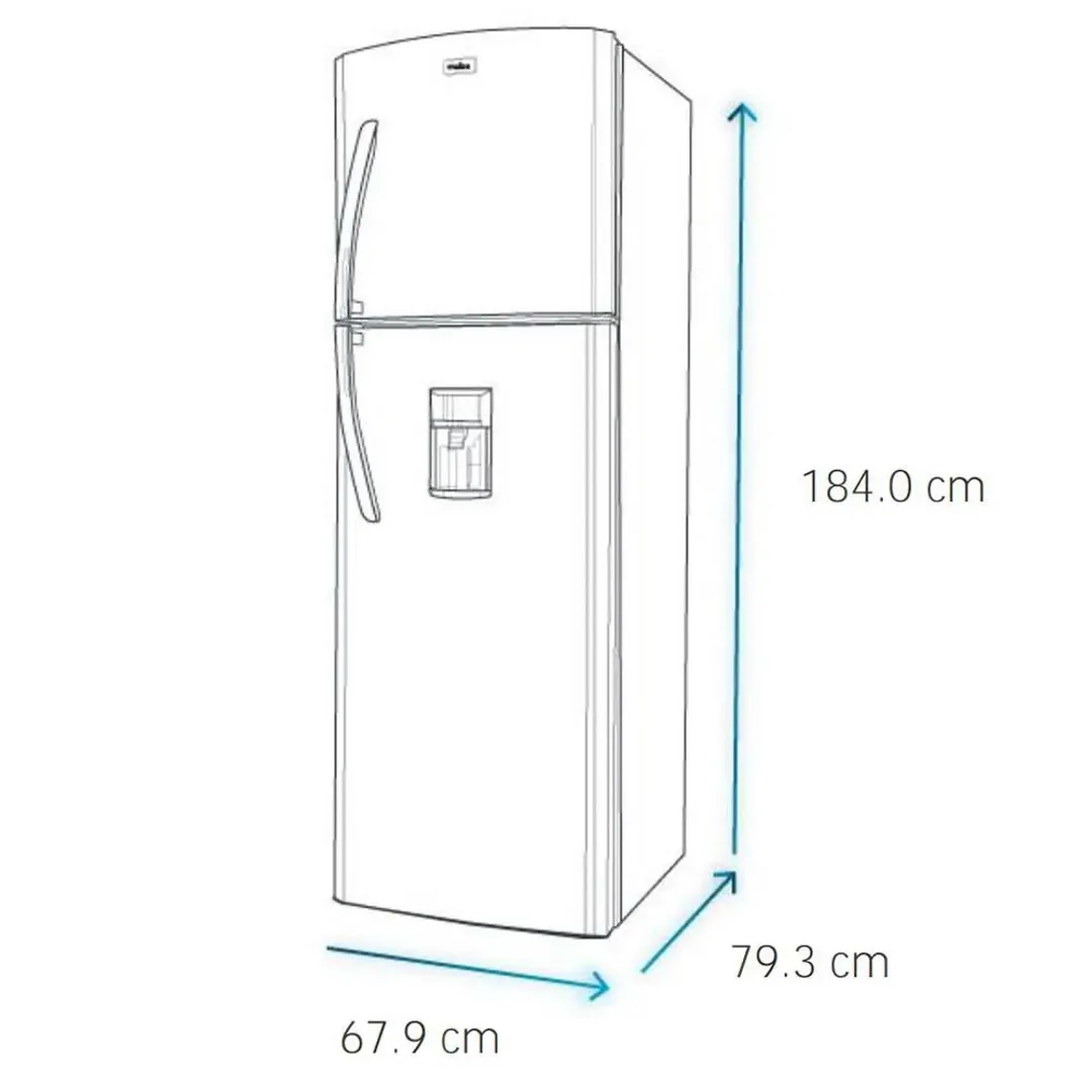 NEV MABE 412 LTS NO FROST GRAFITO	