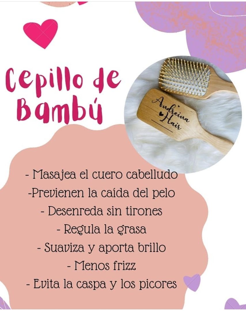 Cepillo de bamboo “Andreina Hair”
