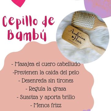 Cepillo de bamboo “Andreina Hair” - imagen 3