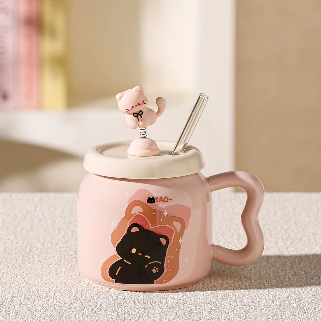 Mug gatito coquette 