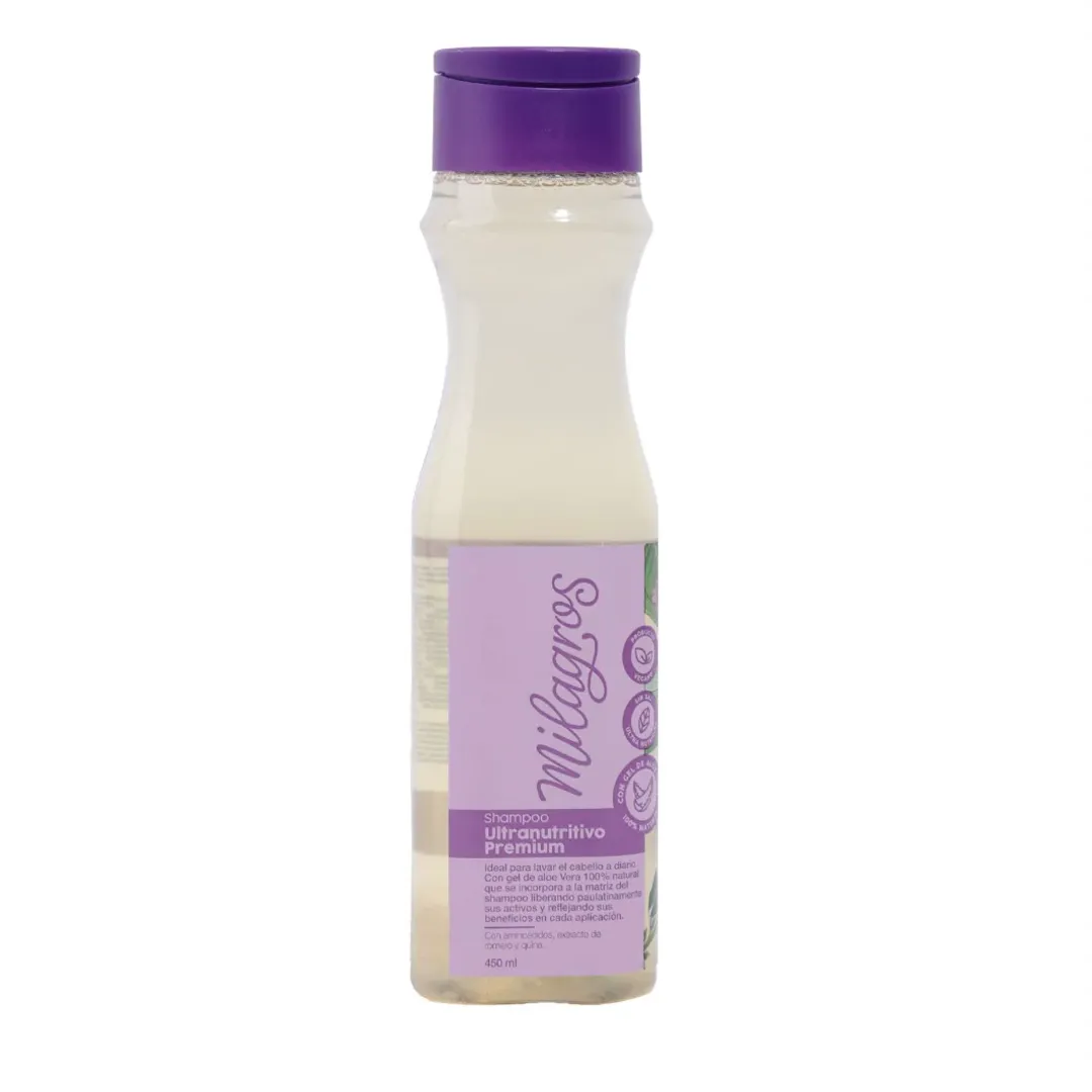 SHAMPOO ULTRANUTRITIVO PREMIUM MILAGROS