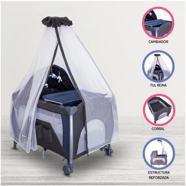 CORRAL CON TOLDILLO E-BABY 779C - imagen 1