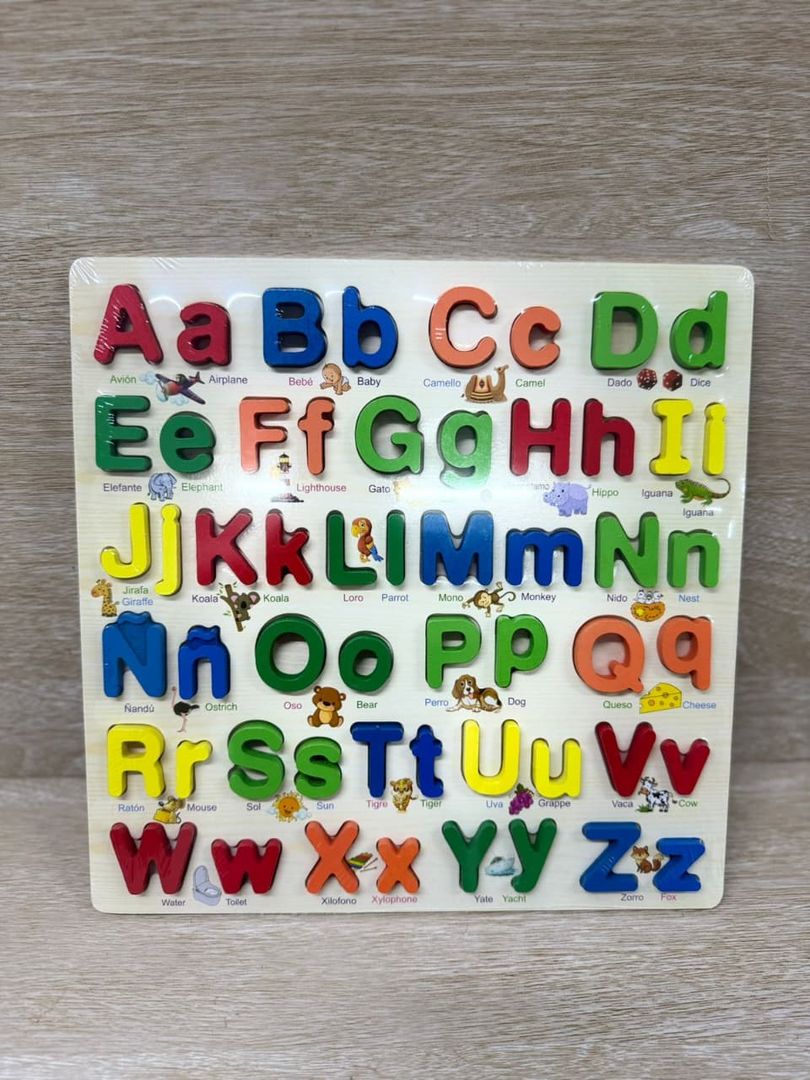 000 ABECEDARIO EN MADERA