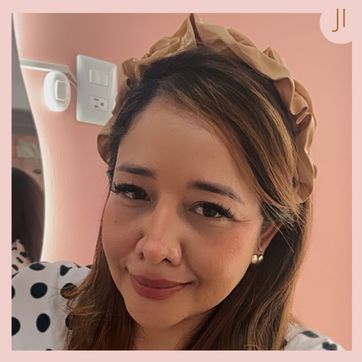 Diadema Tela Satin Café claro  - imagen 2