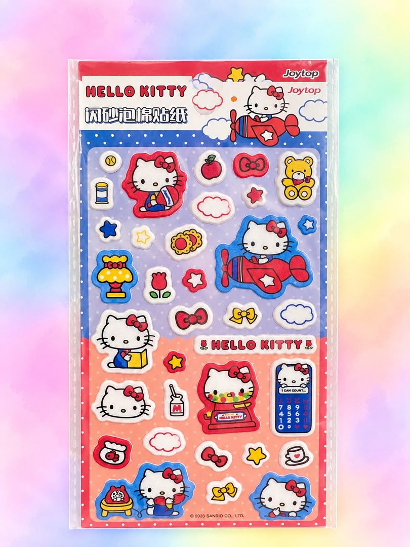 Sticker hello kitty brillitos