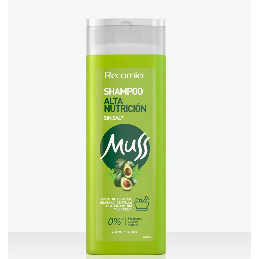 SHAMPOO ALTA NUTRICION MUSS X 400 ML