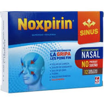 Imagen del producto NOXPIRIN SINUS SOB X 4 CAPS 