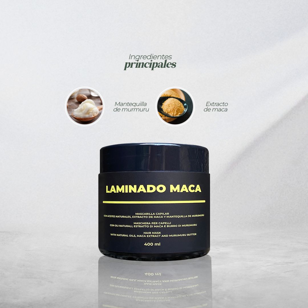 Mascarilla Laminado Tratamiento Maca capilar LZ 
