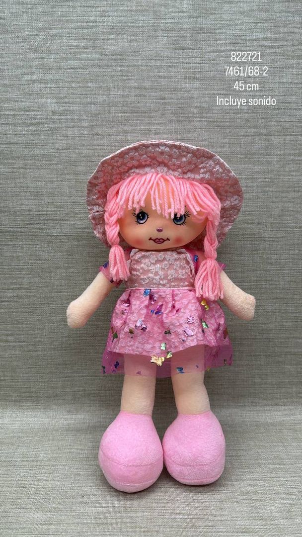 MUÑECA DE TRAPO SURTIDA 45 CM