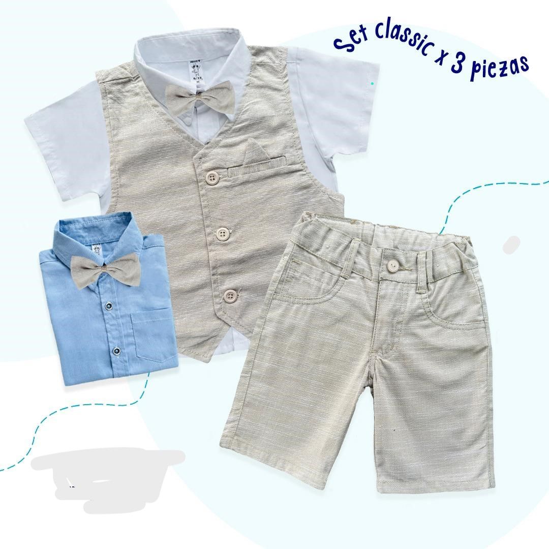 Conjunto tres piezas para niño