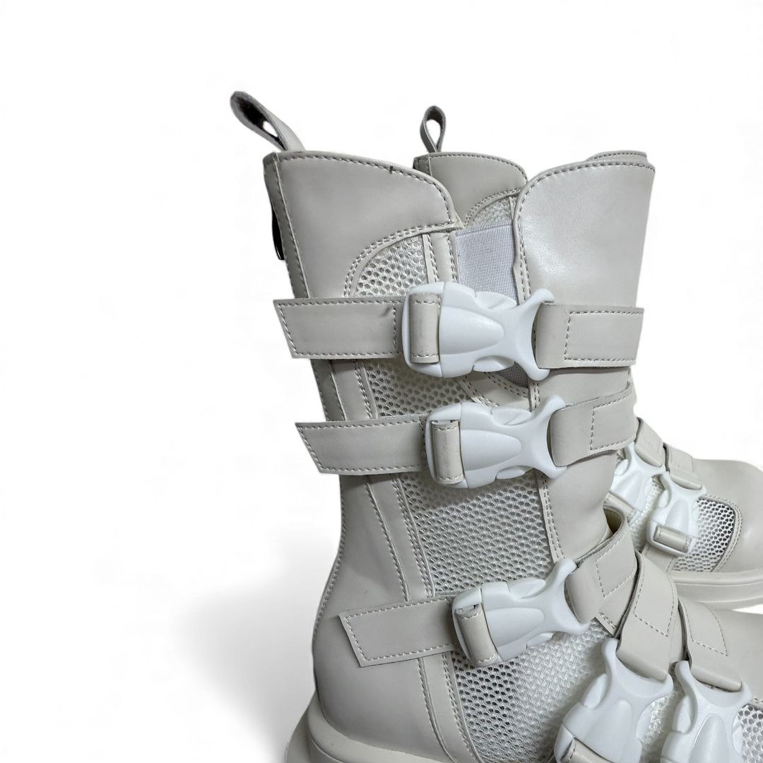 Botas chunky blancas 