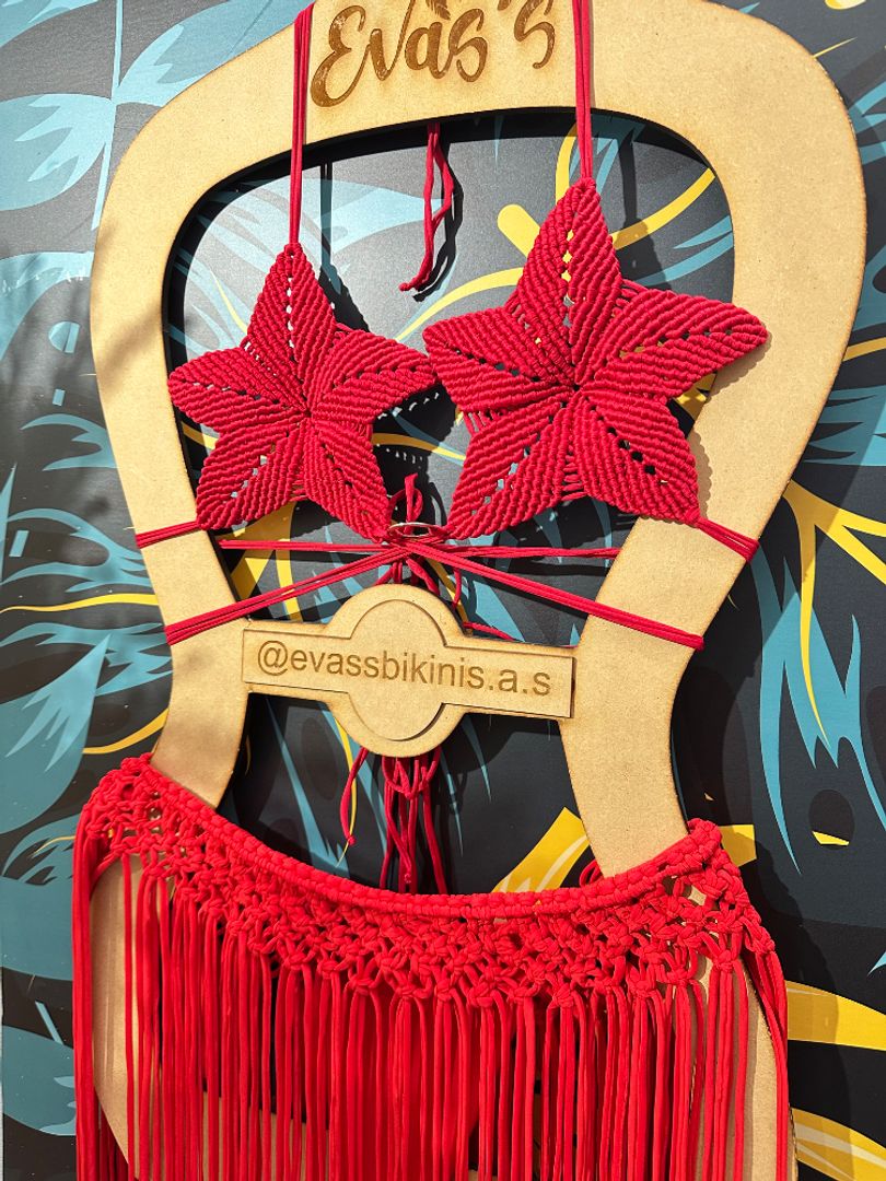 Set Selene + falda macrame 