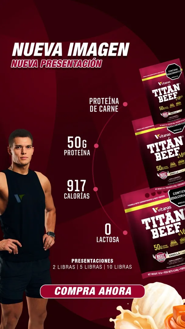 Titan beef mass 2 libras 