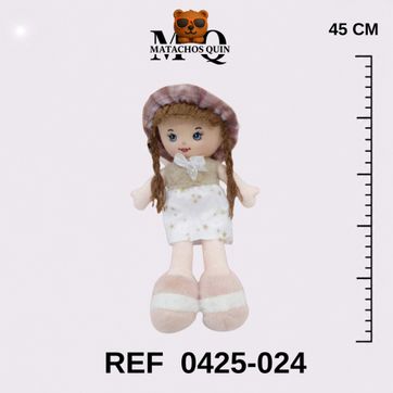 Imagen del producto MUÑECA CON DETALLES EN DORADO