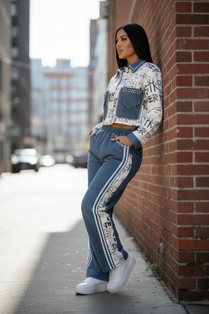 CONJUNTO NEWSPAPER WHITE 