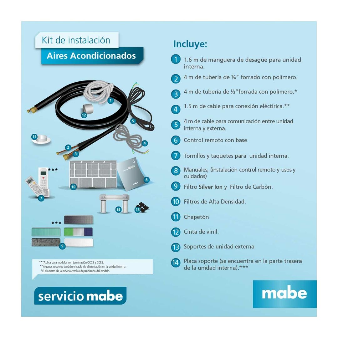 SPLIT MABE 12000 BTU 220V PROMO	