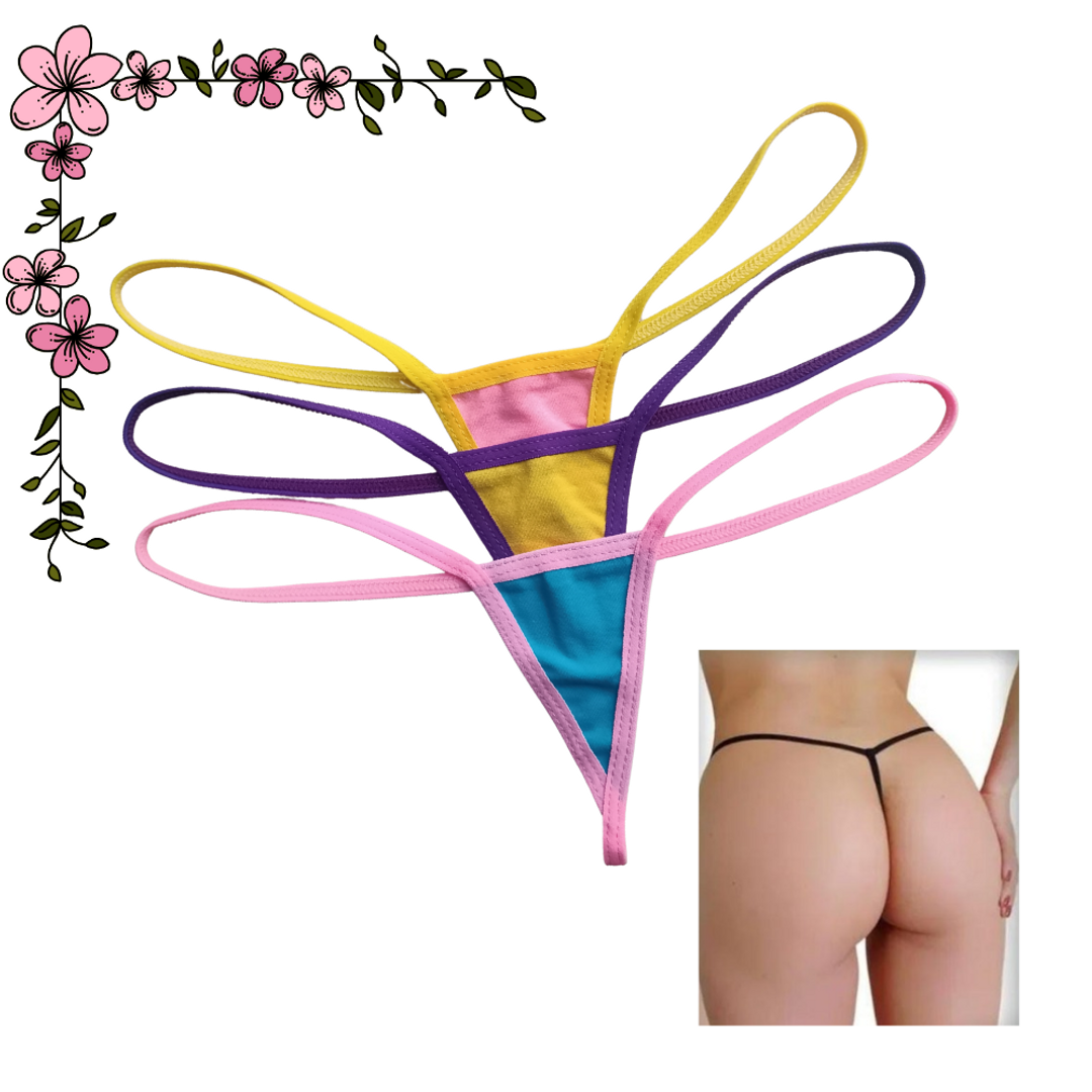 Kit x 3 súper microtanga combinada