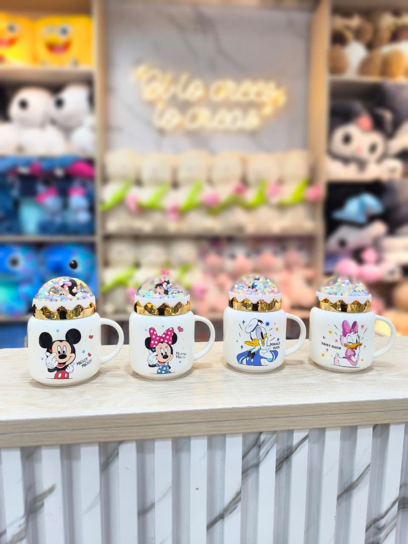 MUG MICKEY TAPA NIEVE