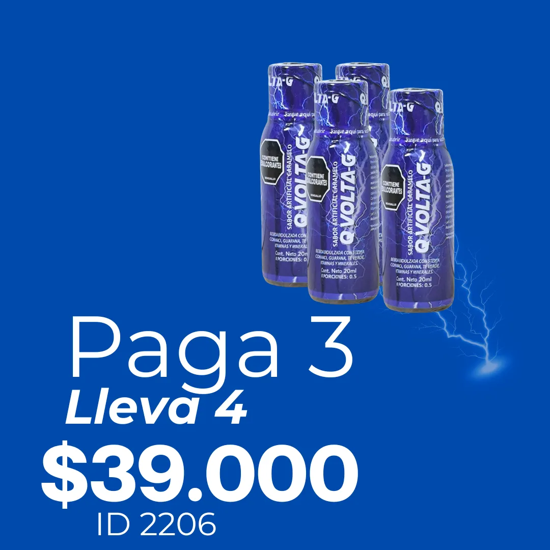 PAGA 3 LLEVA 4 SHOT Q VOLTA G