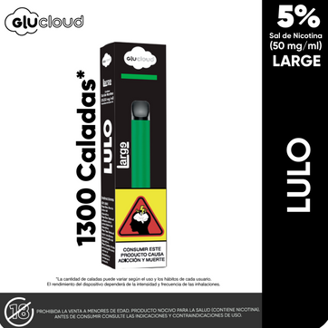 Imagen del producto Glucloud Lulo 1300 Puffs Large