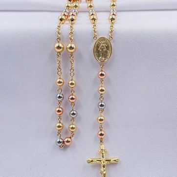 Imagen del producto Rosario #6 Tres Tonos 50cm