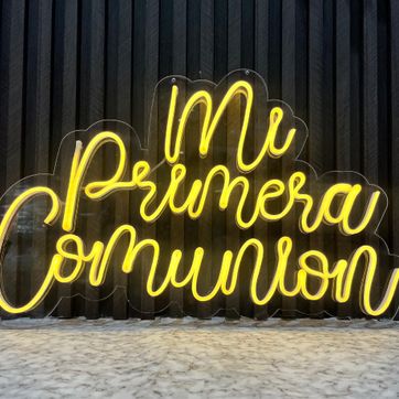 Imagen del producto AVISO NEON FLEX MI PRIMERA COMUNIÓN 