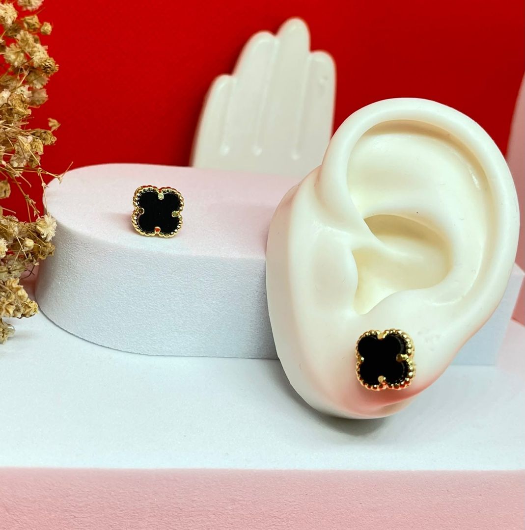 Topos van cleef 12mm negros grandes