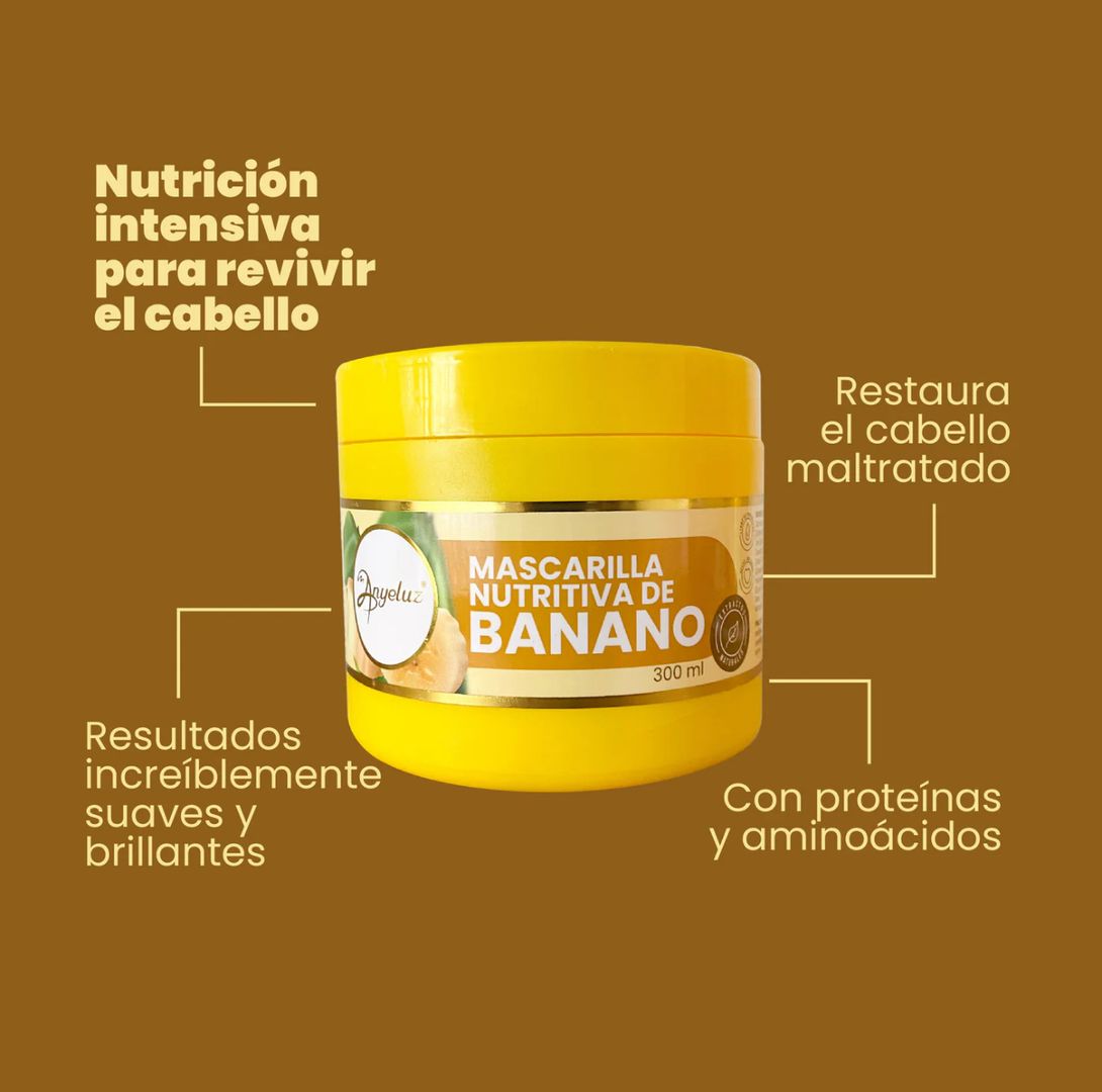 MASCARILLA NUTRITIVA DE BANANO