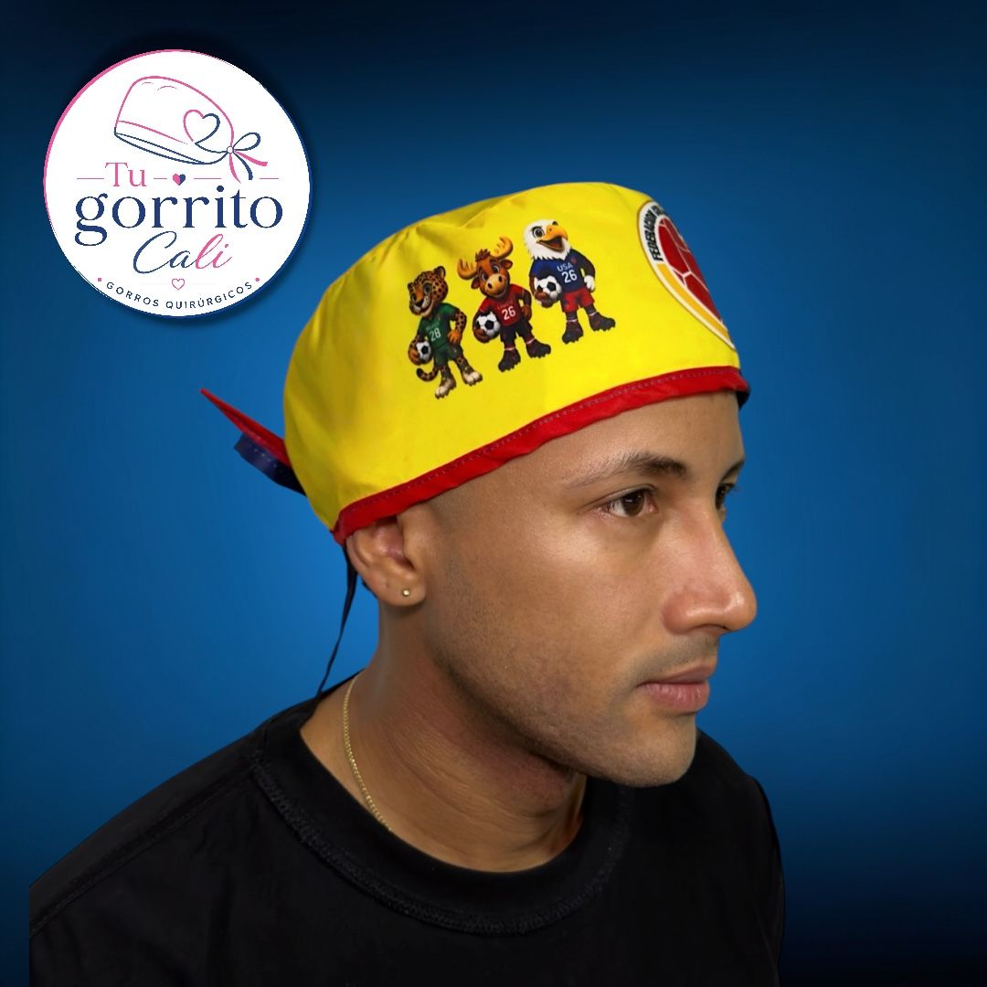Mundial selección Colombia amarillo hombre