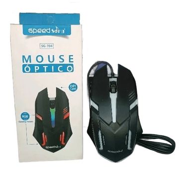 Imagen del producto Mouse SpeedSong USB RGB SG704
