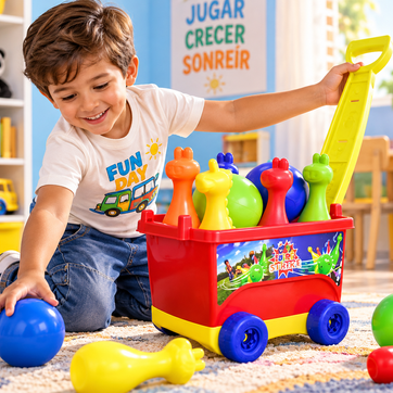 Imagen del producto BOLOS SOBRE RUEDAS NIÑO-BTOY