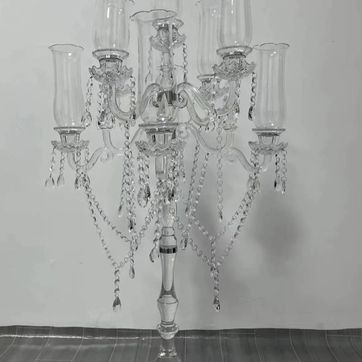 CANDELABRO EN CRISTAL GRANDE - imagen 1